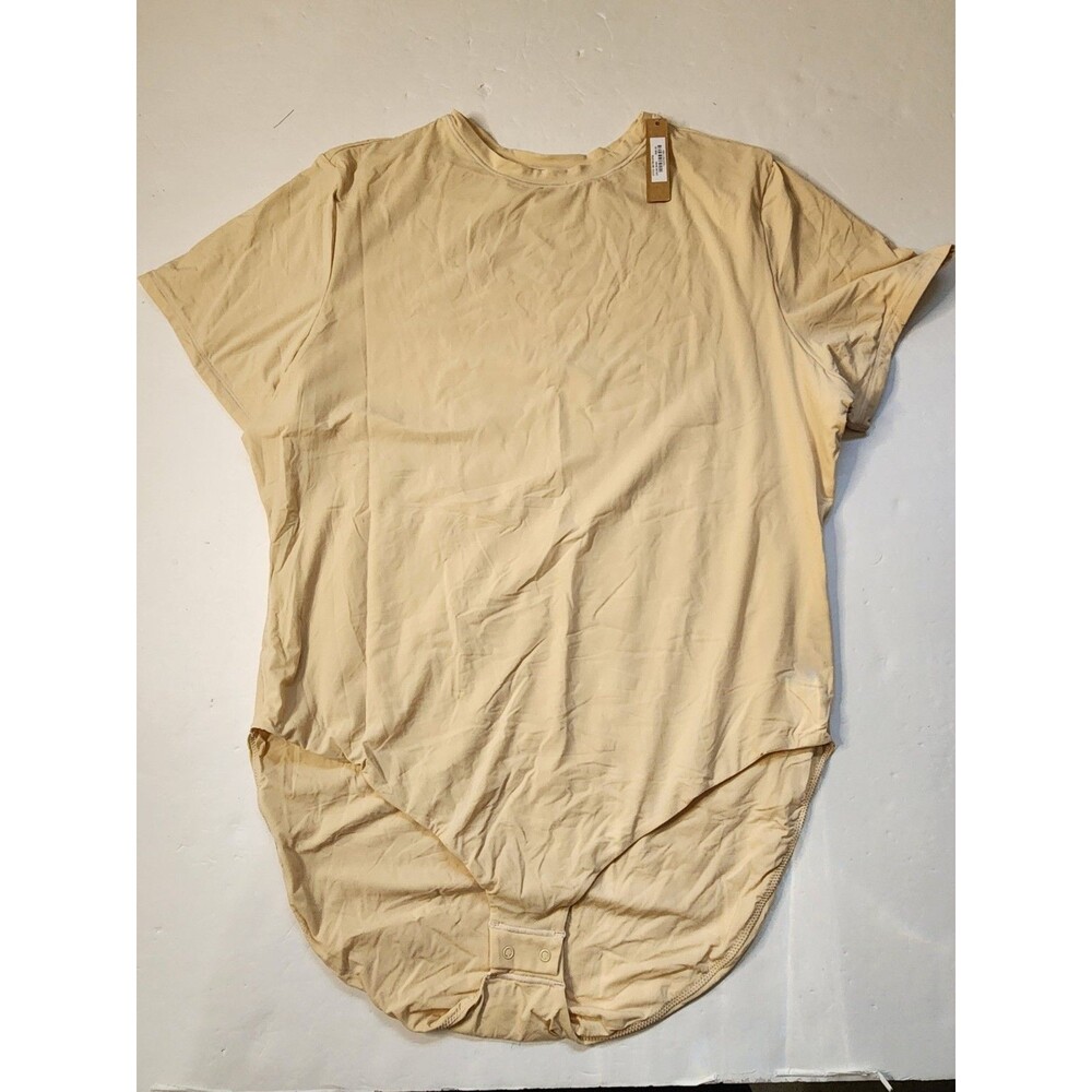 Skims Fits Everybody T-shirt Bodysuit Womens 4X Sand